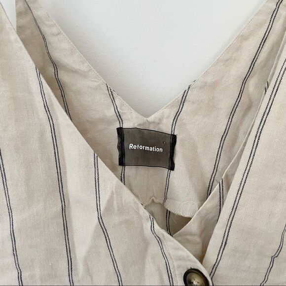 Reformation Cayman Linen Dress - Picture 3 of 5